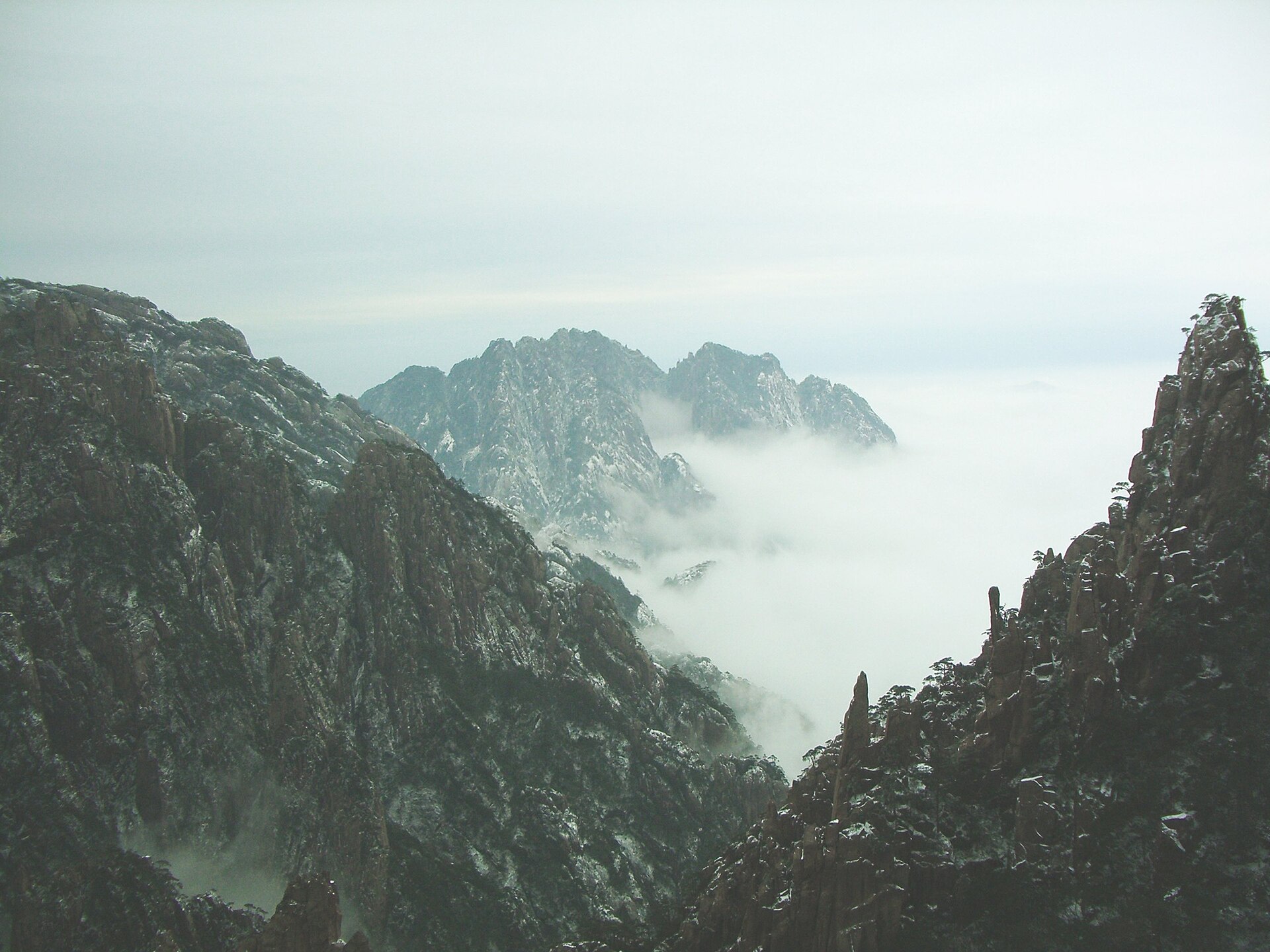 Mar de nubes en Huangshan