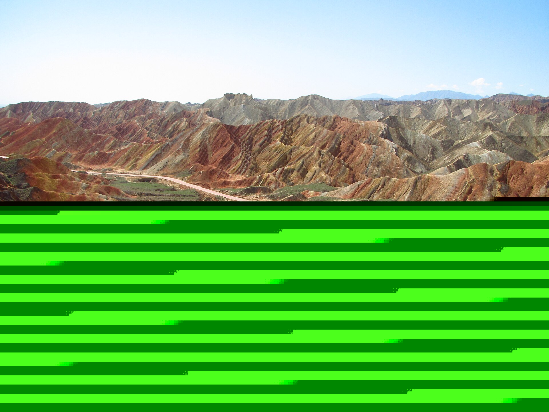 Montañas Arcoíris de Zhangye, Danxia, Gansu